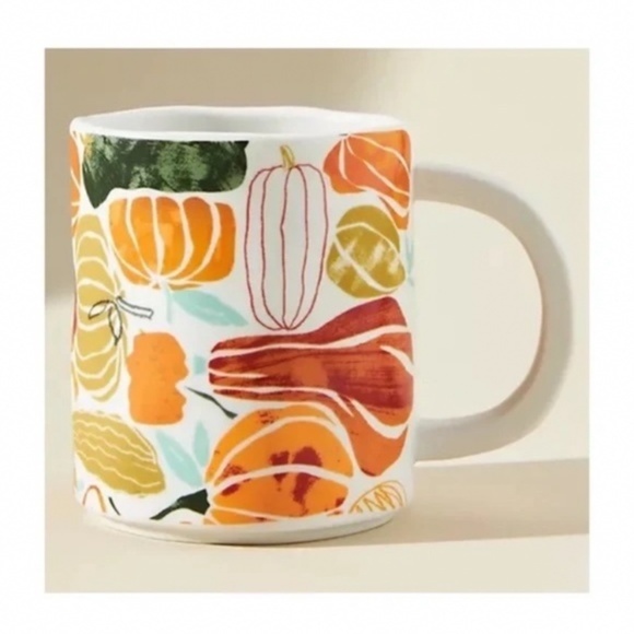 Anthropologie Other - Anthropologie Pumpkin Harvest Mug